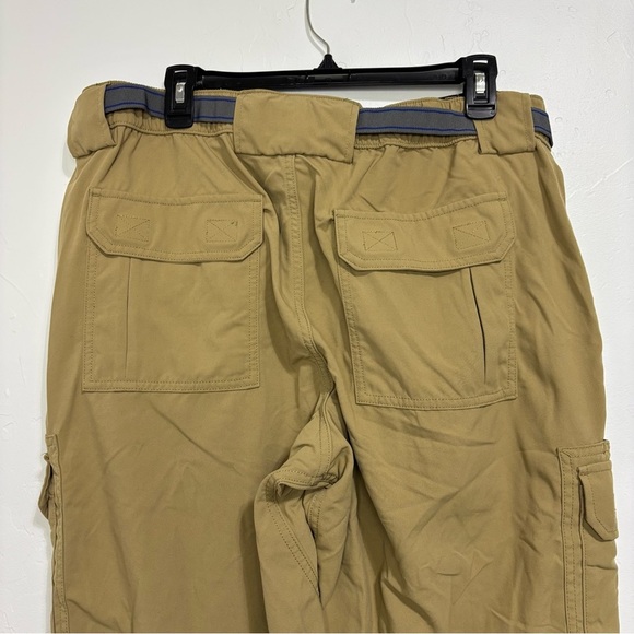 Duluth Trading Co ** Men's Dry on the Fly Cargo Pants Neutral Camel Relaxed Lx30 - Picture 5 of 12